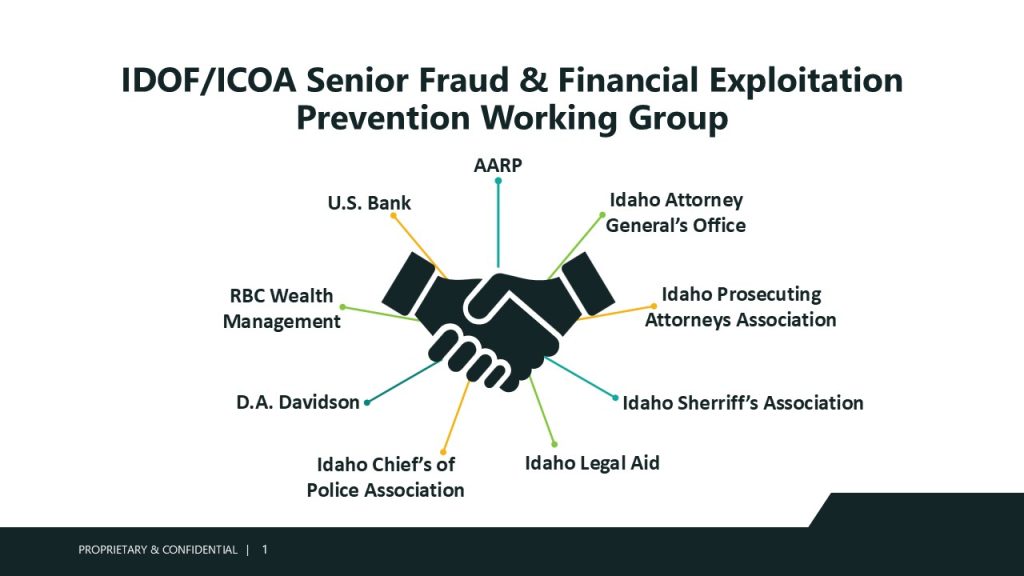 Senior Fraud and Financial Exploitation Working Group Members