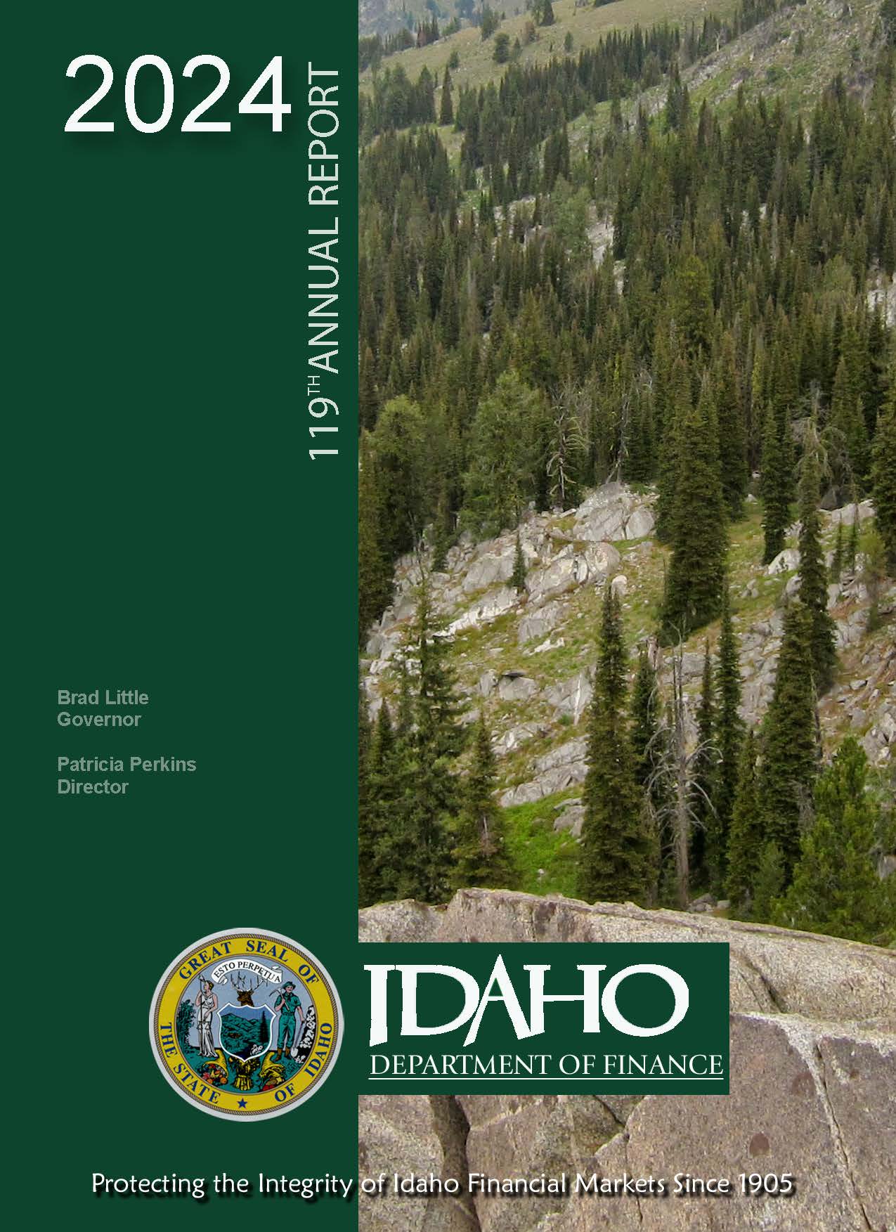 Hillside covered in trees