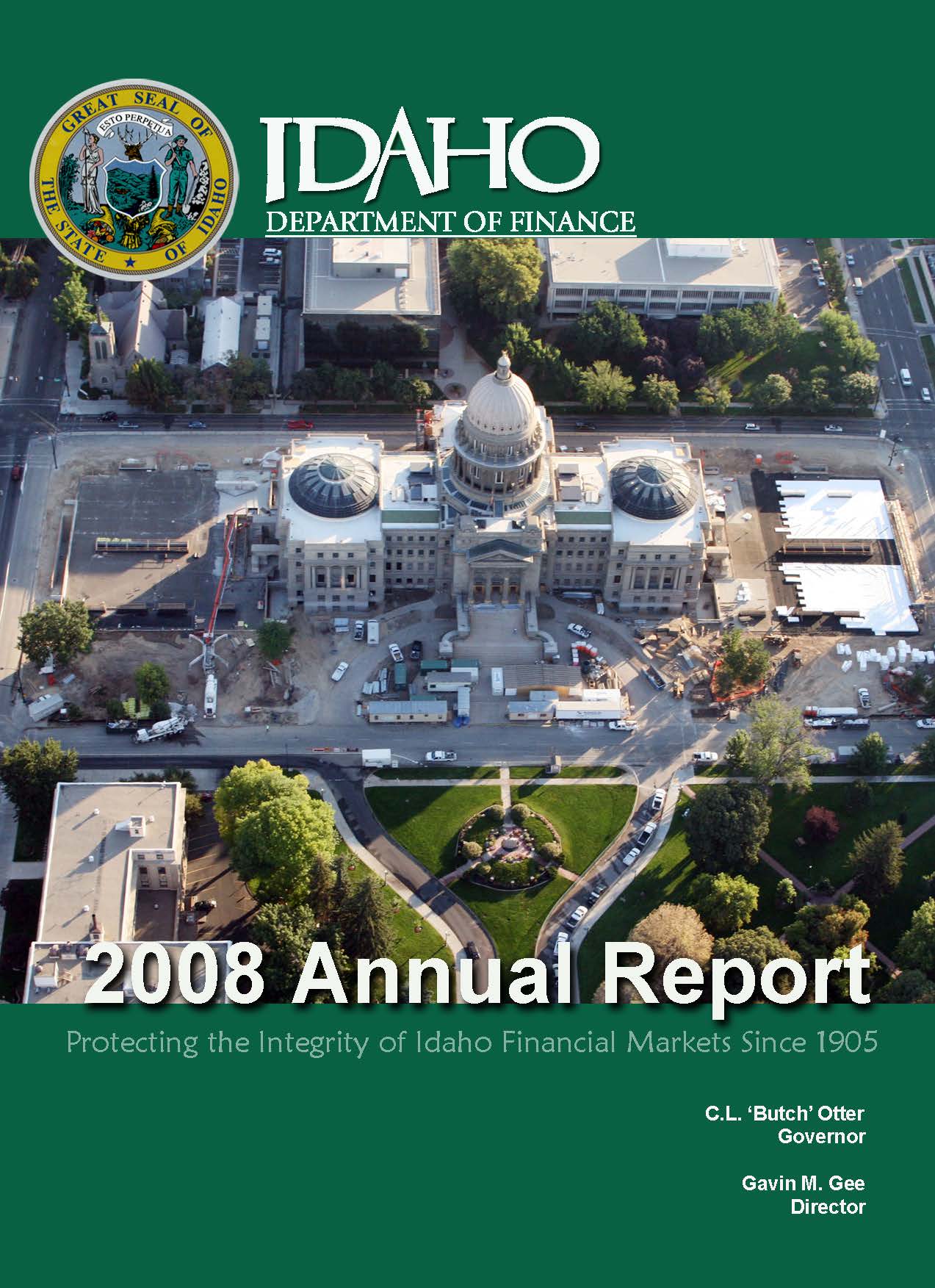 Annual Report 2008 Cover