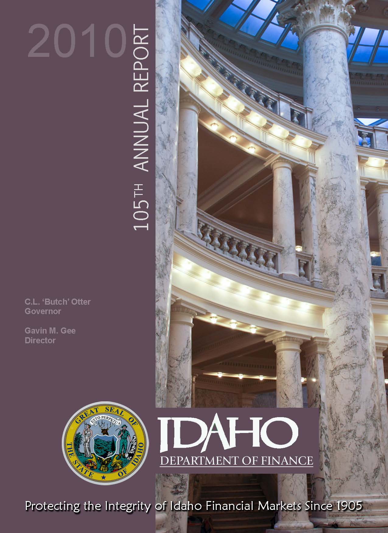 Annual Report 2010 Cover