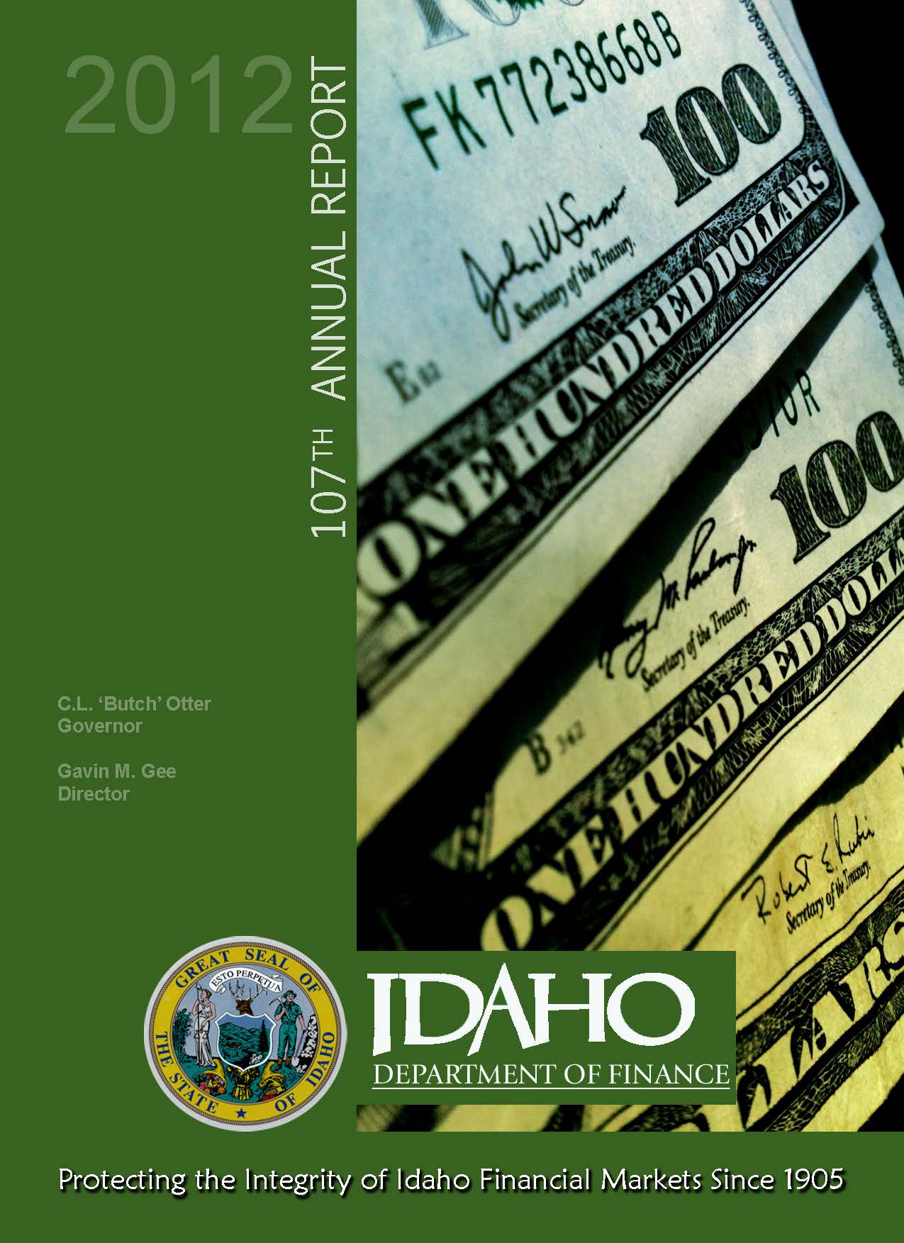 Annual Report 2012 Cover