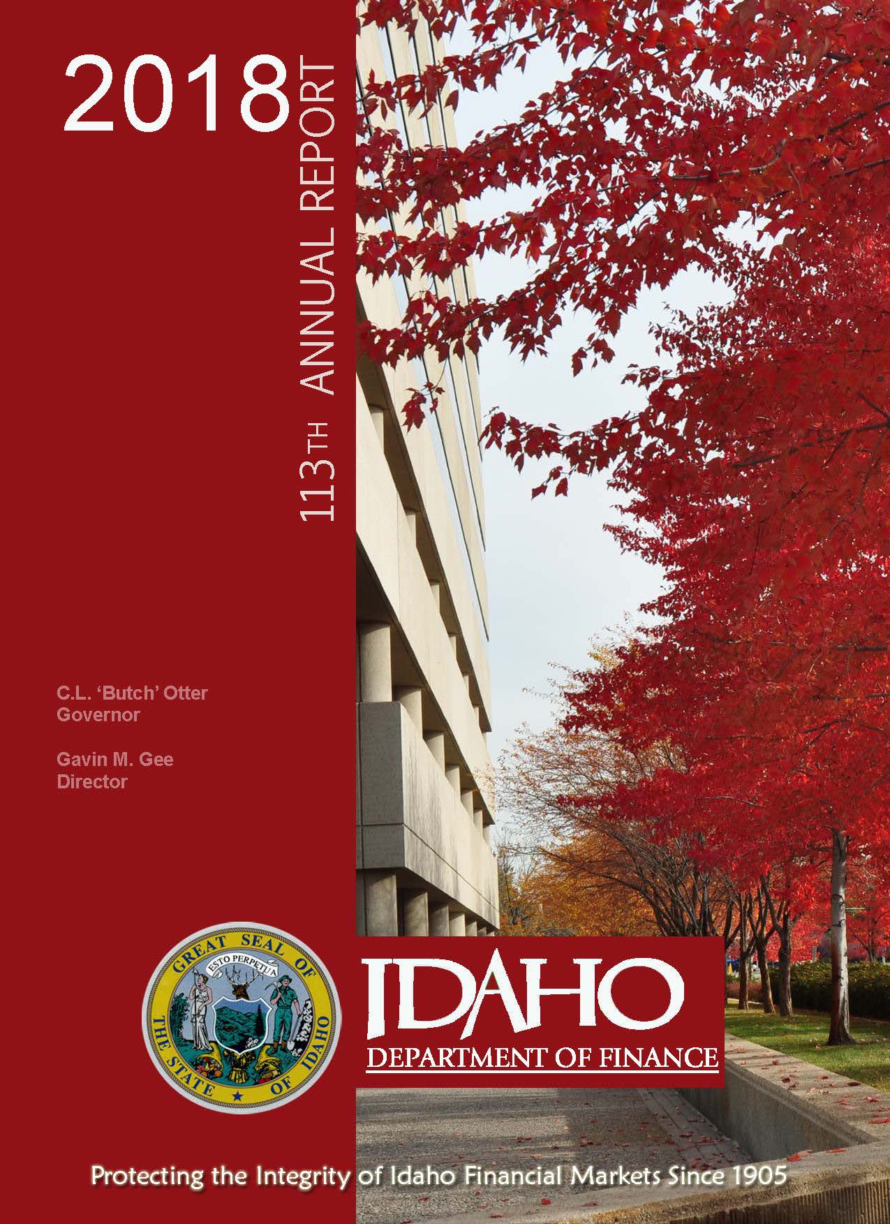 Annual Report 2018 Cover